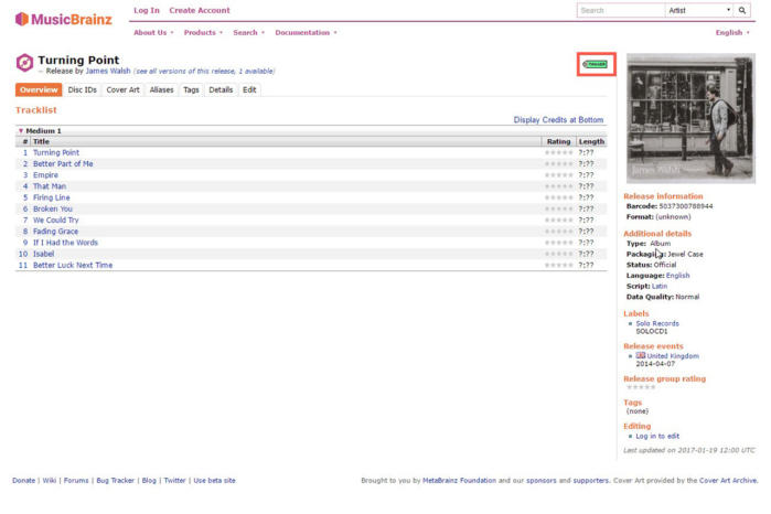 MusicBrainz Picard_14 MusicBrainz Picard_14