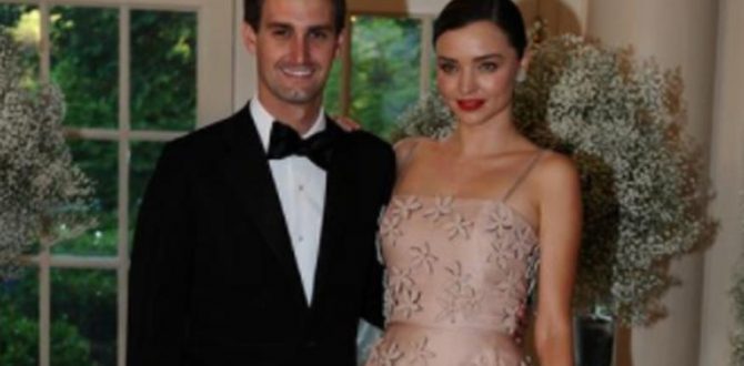 evan miranda 1 670x330 - Snapchat Founder Evan Spiegel, Miranda Kerr To Tie The Knot Soon