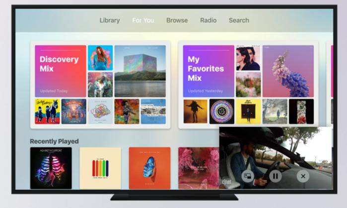 picture in picture apple tv tvos picture in picture apple tv tvos
