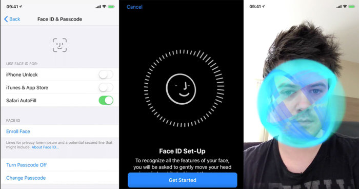 face id leak iphone x