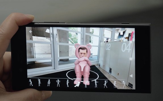 sony ar avatar - Xperia XZ1: Sony spies with its MotionEye something beginning…