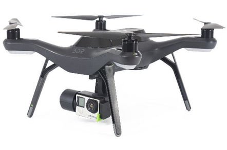 3dr solo drone gopro - Drone crashes after operator failed to spot extra building site crane