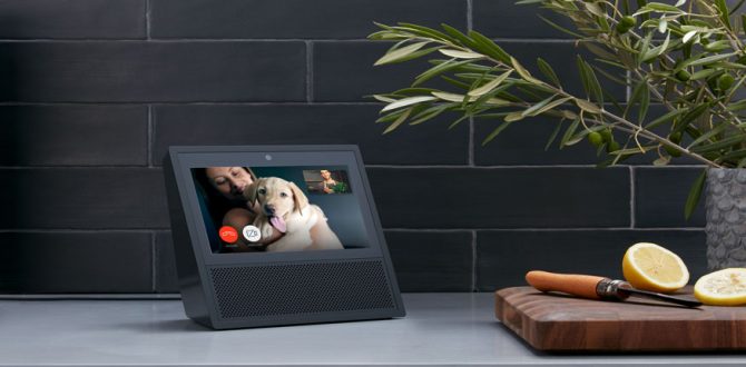 Amazon eco with screen 670x330 - Coty Launches Amazon Echo Virtual Beauty Experience
