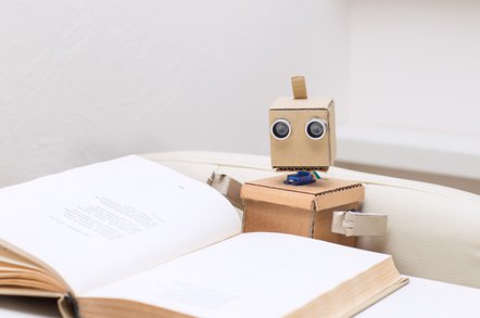 robot reading photo via shutterstock - Today in bullsh*t AI PR: Computers learn to read as well as humans (no)