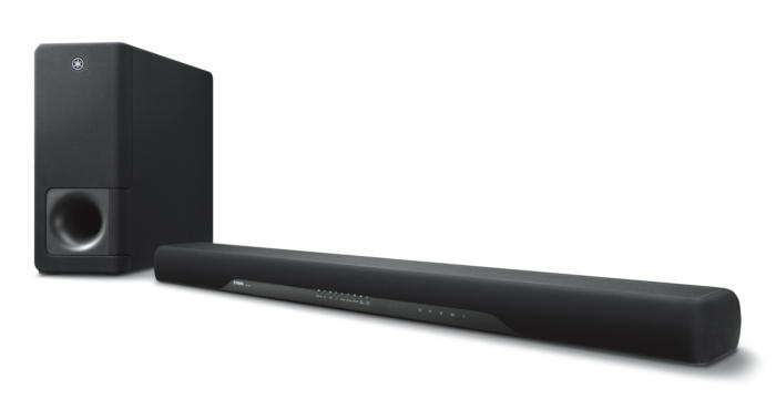 Yamaha YAS-207 sound bar with wireless subwoofer.