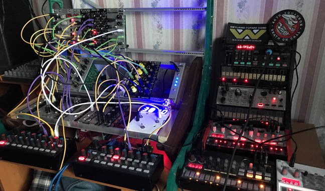 Eurorack Synthesiser, photo: Andy Cobley