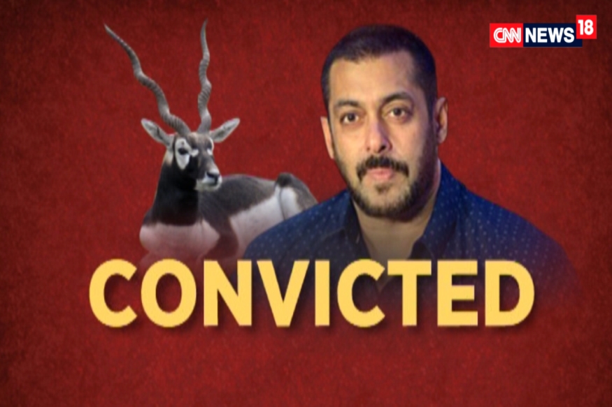 Salman Khan Convicted in Blackbuck Poaching Case, Gets 5-Year Jail