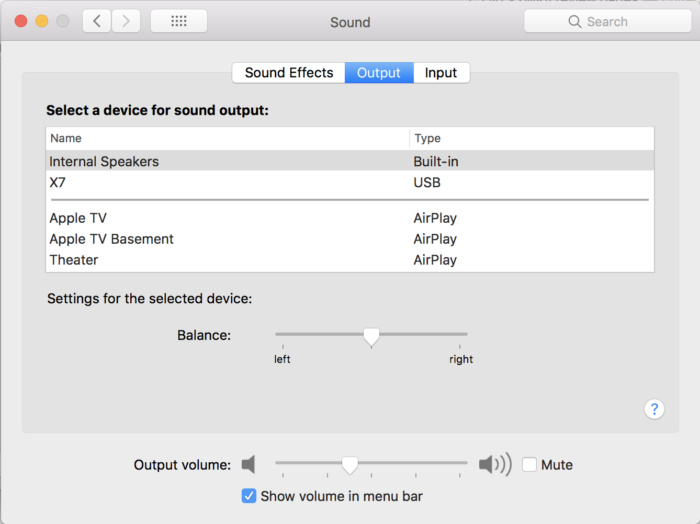 The Fiio X7MKII can function as a USB DAC and became available as an audio output source on my Mac.