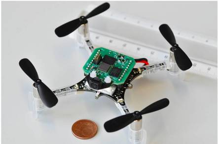 crazyfile nanoquadrotor - Boffins build smallest drone to fly itself with AI