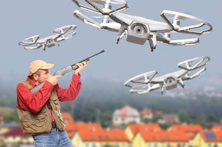 drone shooting - Boffins urge Google to drop military deal after Googlers storm out over AI-based super-drones