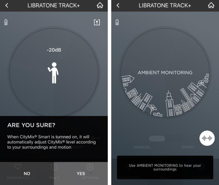 Libratone’s noise cancelling features include an adaptive noise cancelling mode and ambient aware.