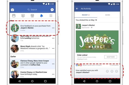 facebook ad screen - Facebook tells users to report crappy customer service from advertisers